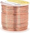 Mandala Crafts&reg; Colored Aluminum 18 Gauge Jewelry Making Beading Craft Wire, 100 Ft (Copper)