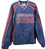 Chicago Cubs Youth Lightweight V-Neck Pullover Jacket