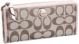 [コーチ] COACH コーチ ポピー メタリック シグネチャー スリム ジップ アラウンド コーチ COACH