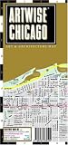 Artwise Chicago Museum Map - Laminated Museum Map of Chicago, Illinois - Streetwise Maps (Artwise)