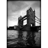Tower Bridge London England Black and White Print LNBW2039 5x7
