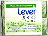 Lever 2000 Fresh Aloe with Crisp Cucumber & Aloe Extracts, 4.5-ounce Bars in 2-count Packages (Pack of 12) 24 Bars Total
