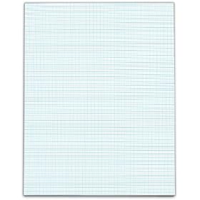 TOPS Quadrille Pad, 8.5 x 11 Inches, 10 Squares per Inch, 20 Pound Stock, 50 Sheets, White (33101)