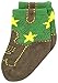John Deere Baby Boys' Boys' Western Boot Socks 1 Pack, Green/Brown, 12 Months