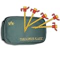 Threadpegs Screw-In Tent Pegs Plastic: Pack of 20