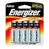 Energizer Max AA Alkaline Batteries (8+2 Value Pack)