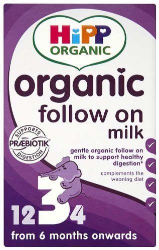 Hipp Organic 有機原料使用・粉ミルク　800g (400g x 2袋）x 8箱セット (6か月から)