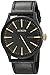 Nixon Sentry Leather A1051041-00. Matte Black and Gold Men’s Watch (42mm Matte Black/Gold Watch Face. 23mm Black Leather Band)