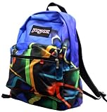 Jansport Superbreak Aritist Series Rok2 in Blue School Backpack