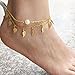 OVERMAL Women Leaf Tassel Anklets Barefoot Sandal Beach Foot Jewelry