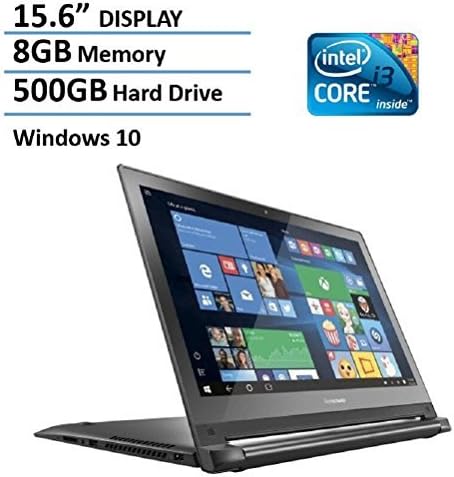 2016 Newest Lenovo 15.6" 2-in-1 High Performance FHD 1080p Touchscreen Convertible Laptop, Intel Core i3-5020U processor, 8GB RAM, 500GB HDD, Bluetooth, HDMI, 0.78 Inch Thin, Backlit Keyboard, Win 10
