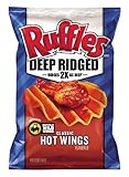 UPC 028400222211 product image for Frito Lay, RUFFLES®, Deep Ridged, Classic Hot Wings Flavored Potato Chips, 7.5oz | upcitemdb.com