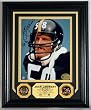 Jack Lambert Autographed Photomint with Gold Coins - Plaque - Pittsburgh Steelers NFL Football