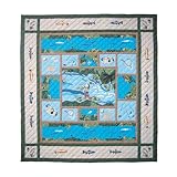 Patch Magic Twin Fly Fishing Duvet Cover, 70-Inch by 88-Inch