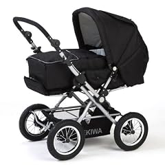 Zekiwa Kombi-Kinderwagen + Tragetasche Nylon black