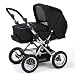 Zekiwa Kombi-Kinderwagen + Tragetasche Nylon black