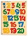 Skillofun 1-20 Number Shape Tray with Knobs, Multi Color RS.285.00