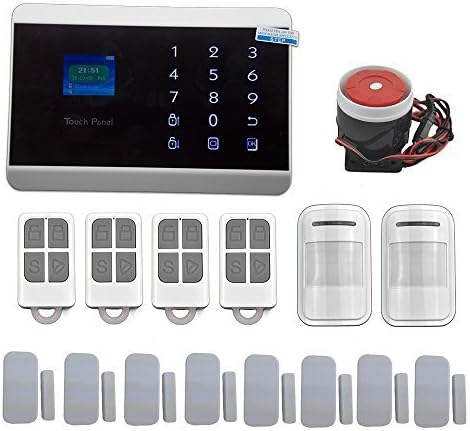 APP Control GSM SMS Wireless Home House Fire Alarm System Security Auto Dialer