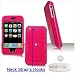 Solid Hot Pink Hard Case Cover For Apple iPhone Protective Premium SNAP-ON