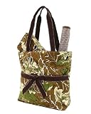 3pc Quilted Camouflage Diaper Tote Bag w/ Matching Wipes/Cosmetic Bag and Changing Pad - Monogrammable (12" x 9" x 5")