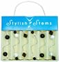 Talisman Designs Stylish Stems Wine and Drink Charms, Black Tie
