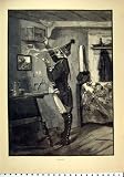 1887 Soldier Bird Cage Smoking Pipe Antique Fine Art