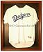 Ultimate Collectors Wood Frame Cabinet Style Jersey Display Case with Engraved Team Logo