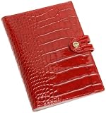 Abas  Patent Croco Brag Book