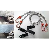 Gust Strap Car Cover Wind Protector - Protect Your Car Cover From Blowing Off in High Winds - Works with Most Cars, SUVs, Trucks, Vans, and More! Universal Fit. Complete Wind Kit.