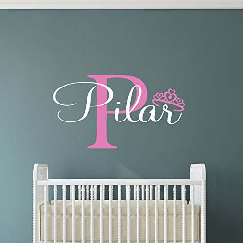 Personalized Name Princess Wall Decal