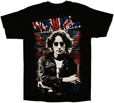 John Lennon - Working Class - black t-shirt, Size: X-Large, Color: Black
