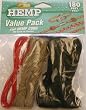 Hemp Value Pack Color (unwaxed)