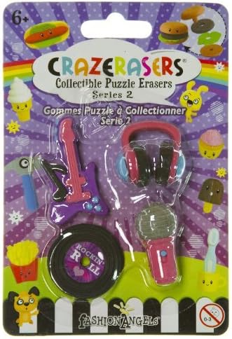 CrazErasers Collectible Erasers ~ Rock Star (Series 2)