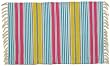 100% Cotton Flat Weave Rug Striped 2 X 3