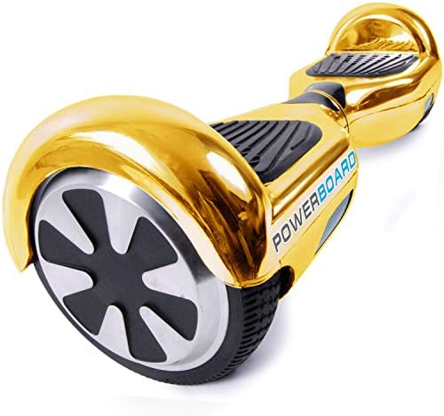 Powerboard by HOVERBOARD - 2 Wheel Self Balancing Scooter with LED Lights - Hands Free Battery Powered Electric Motor - Airboard - The Perfect Personal Transporter - USA Company