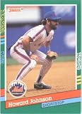1991 Donruss # 454 Howard Johnson New York Mets Baseball Card
