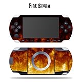 Protective Vinyl Skin Decal for SONY PSP - Fire Storm