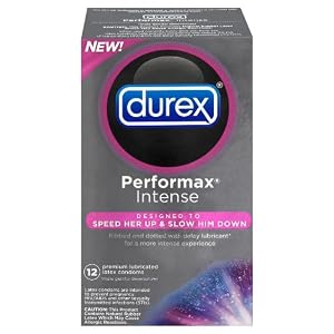 Durex - Performax Intense Condom, 12 Count