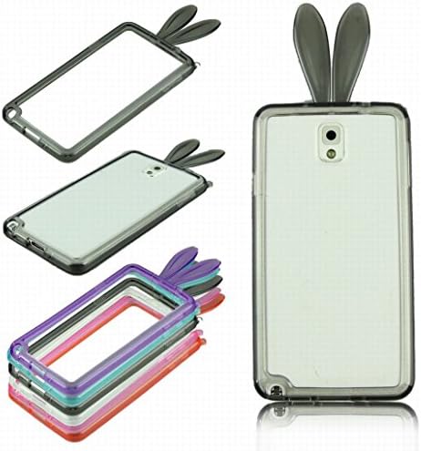 CXB1983 Best Seller Cute Cartoon Rabbit Ears Soft TPU Frame Case for Samsung Galaxy Note 3 III N9006