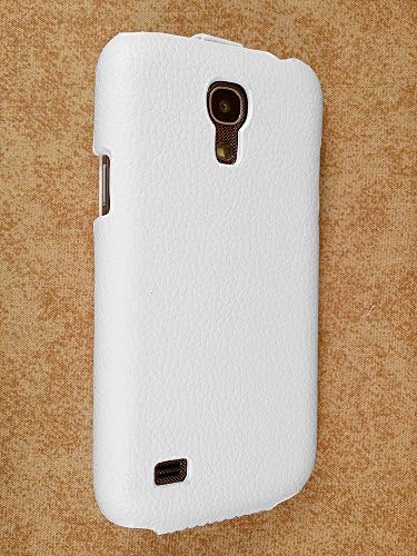 High Quality Leather Folio Wallet Case with Vertical Flip Cover for Samsung Galaxy S4 Mini / S 4 Mini - SGH-I257 / SCH-I435 / SM-S890L / SCH-I435L / SPH-L520 / SCH-R890 / GT-i9190 / GT-i9198 / GT-I9195 - White
