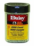 Daisy Outdoor Products 6000 ct BB Bottle (Silver, 4.5 mm)