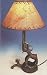 Gunslinger gun slinger PISTOL LAMP Western Cowboy revolver sidearm home decor