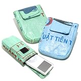 Green Recycled Rice Bag Ipod & Blackberry Case - Cambodia