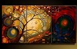 Modern Oil Painting on Canvas Stretched-framed - Abstract - Ready to Hang - ytg0032