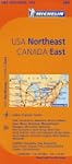 Michelin Map USA Northeast, Canada East