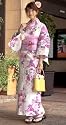 ≪浴衣3点set≫紫玉