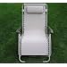 Extra Wide Beige Folding Zero Gravity Chair Recliner