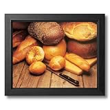 French Bread Kitchen Cafe Diner Picture Framed Art Print by 
