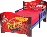Cars Wooden Toddler Bed with Safe Sleep Rails