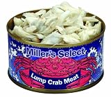 Miller's Select Lump Crab Meat, 6.5-Ounce Tins (Pack of 12)